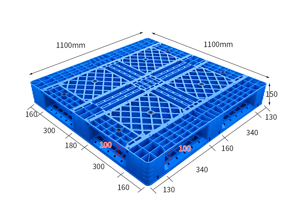 BH1111 1100 × 1100 mm Grid Full-Perimeter full dimensional view
