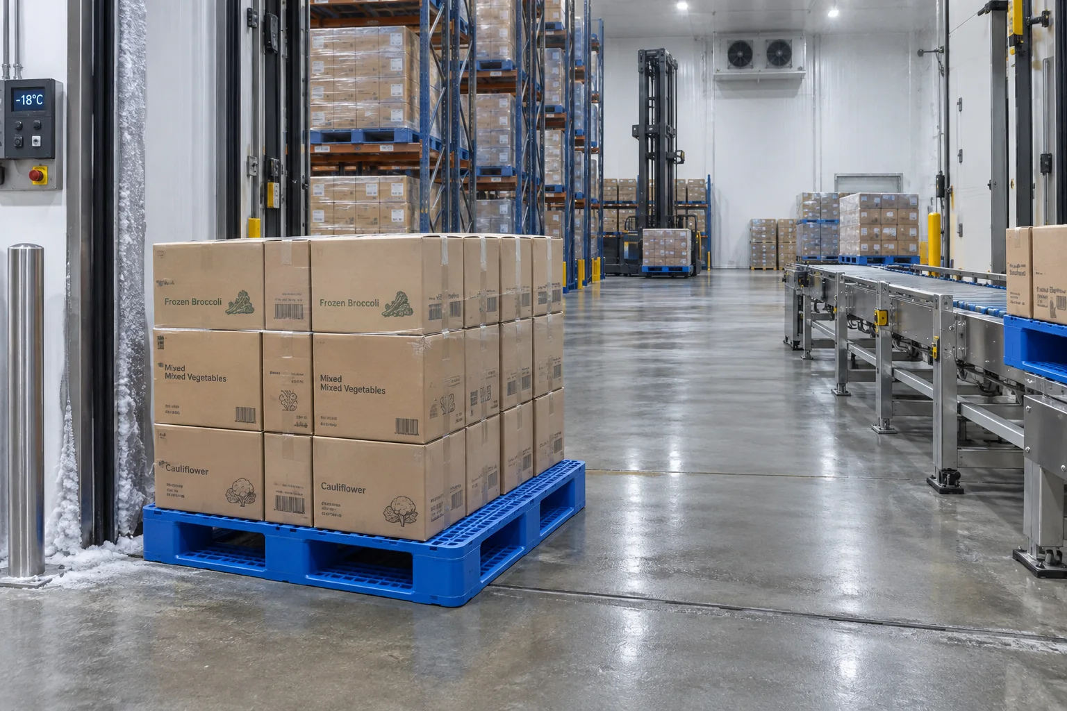 Ventilated Pallet for Automated Cold Storage