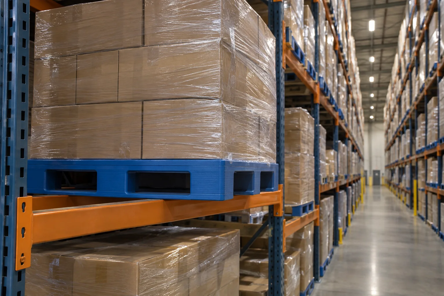 High-Bay Warehouse with Long Rack Dwell Time